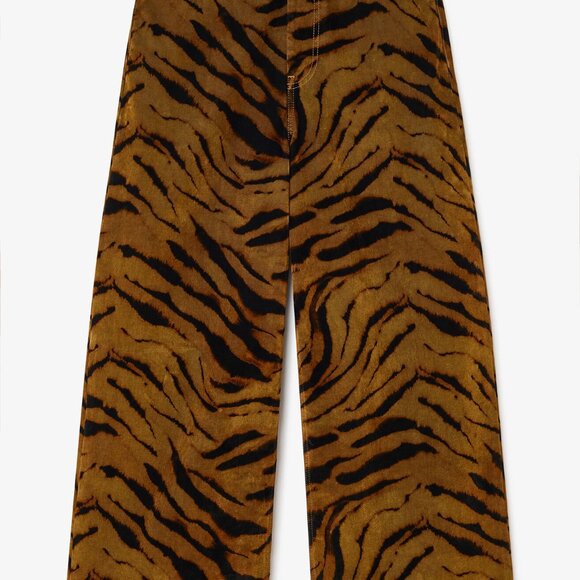 GANNI Zebra Print Baggy Jeans NWT | Statement Denim | Size 27 - Picture 4 of 5